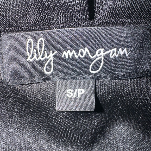 Elegant Black Dress with Rhinestone Straps - Picture 4 of 4